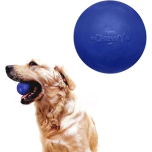 SuperChewy Tough Dog Ball Toy Strong Natural ...