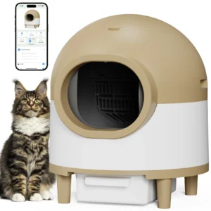 Self Cleaning Cat Litter Box 68L Automatic Ca...