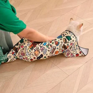 Cat Restraint Wrap Self-Adherent Cat Swaddle ...