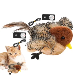 Remote Control Simulated Chirping Bird Toy Pl...