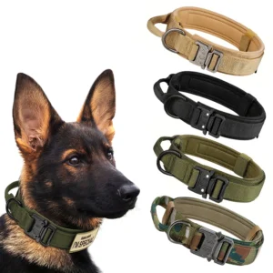 Dog Training Collar Adjustable Tactical Dog C...