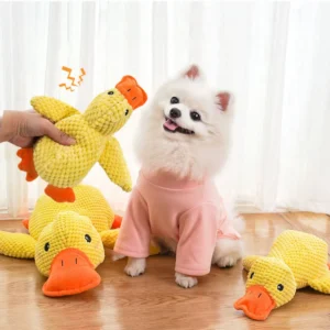 Dog Calming Duck Pet Plush Toy with Quacking ...