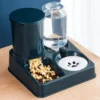 Automatic Cat Feeder Water Dispenser Set, 2 I...