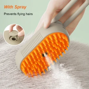 Cat Steam Brush Steamy Dog Brush 3 in 1 Elect...