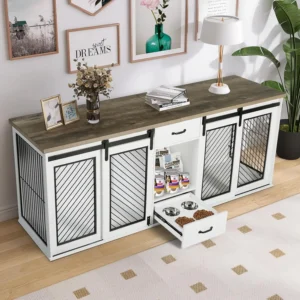 Extra Large Dog Crate 85″ Sliding Door ...