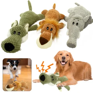 Pet Dog Toy Cute Plush Squeak Stuffed Toys Ca...