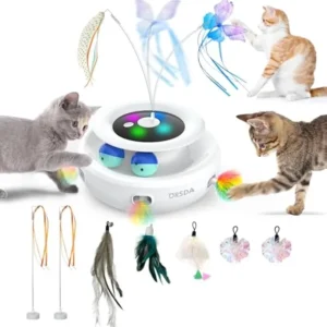 ORSDA Cat Toy 3-in-1 Automatic Cat Toys for I...