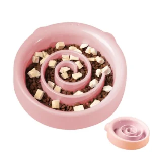 Puzzle Dog Food Bowl Anti-Gulping Interactive...