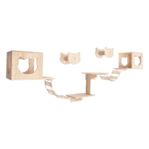 Adjustable Wall-Mounted Cat Furniture, DIY De...