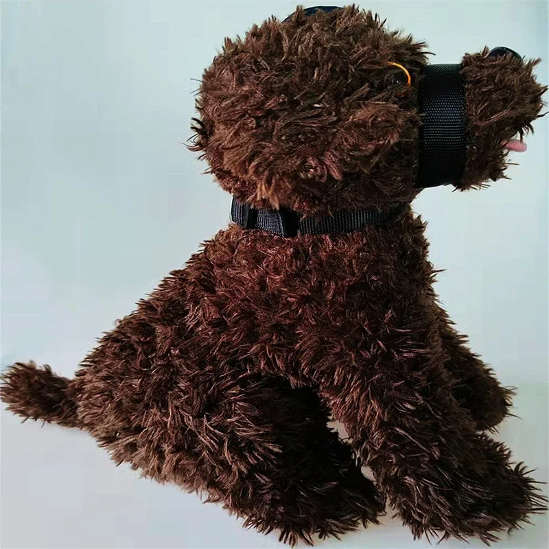 Training Durable Dog Muzzle Anti-bite Muzzle Dog Collar Dog Leash Dog Head Ring Leash Leader Adjustable Harness Outdoor Walking - Image 3