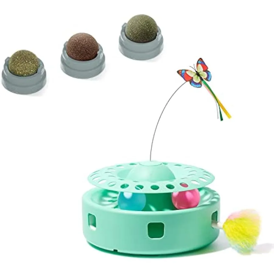 Potaroma Smart 3 in 1 Cat Toy and Catnip Balls