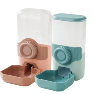 Automatic Pet Feeder Cage Hanging Bowl Water ...