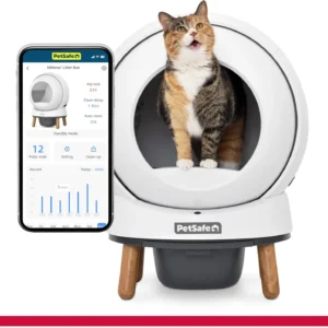 Automatic Cat Litter Box Self Cleaning, Smart...