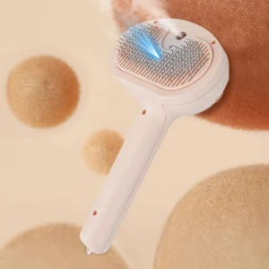 Cat Hair Brush with Release Button Massage Gr...