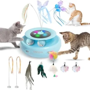 ORSDA Cat Toy 3-in-1 Automatic Cat Toys for I...
